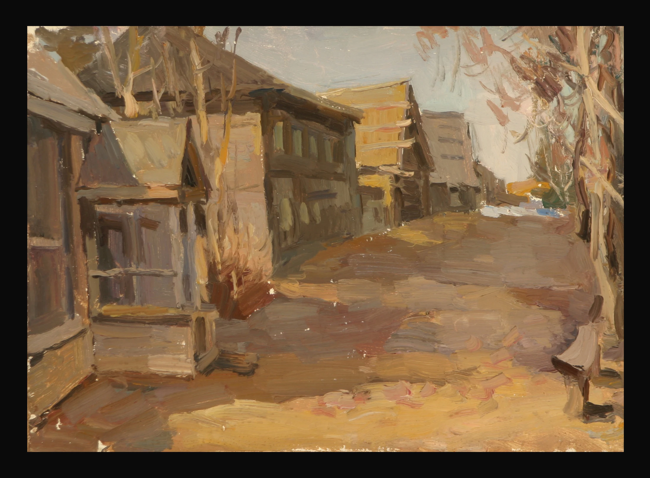 Old Country Academic Dacha by Vasili Kuzmich Komolov (1918–1985)