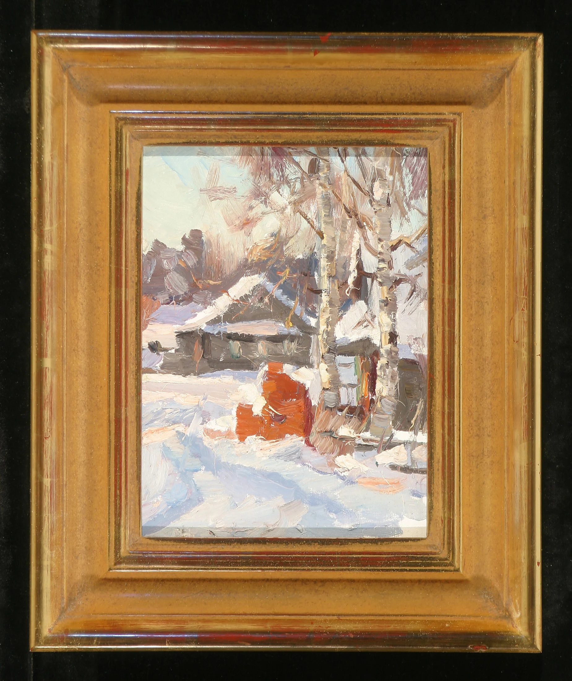 Winter by Vasili Kuzmich Komolov (1918–1985)