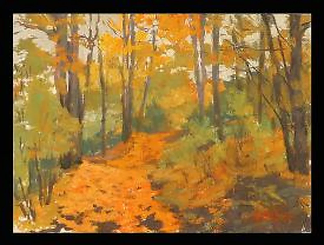 Autumn by Alexander Petrovich Khoduk (b. 1968)