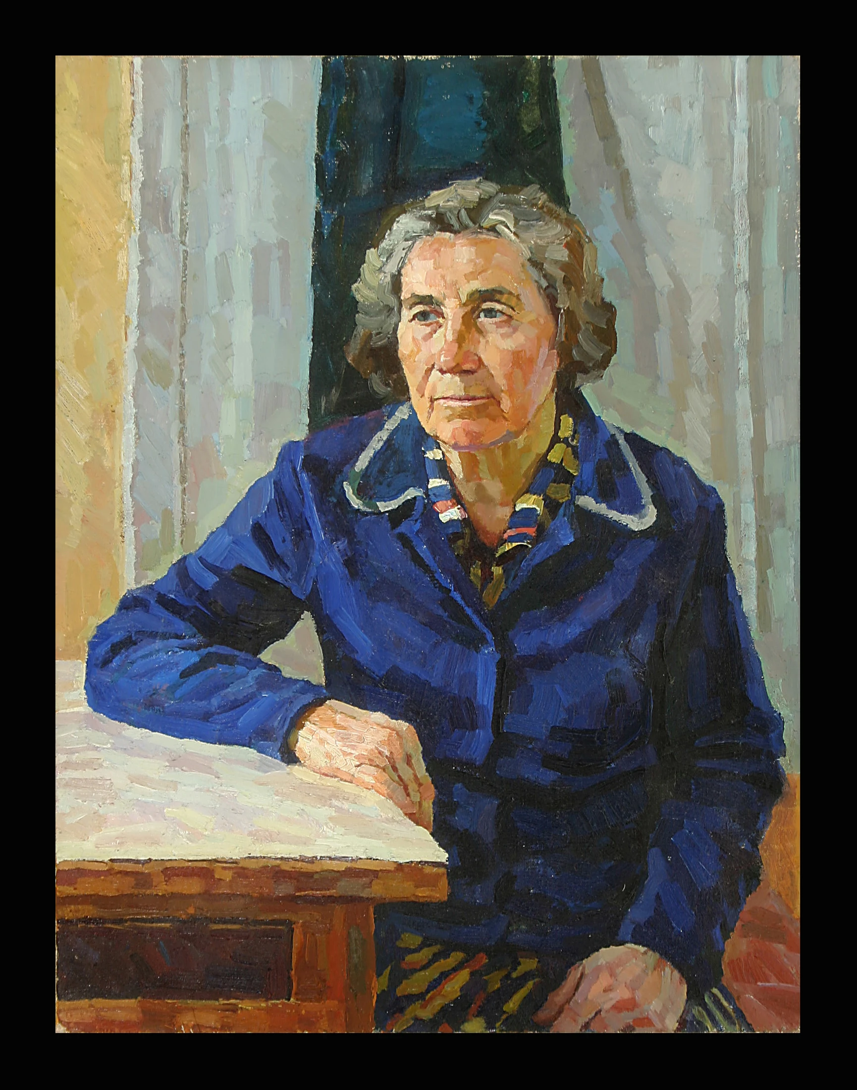 Portrait of the Artist's Mother by Yuri Petrovich Dyakov (1929–2008)