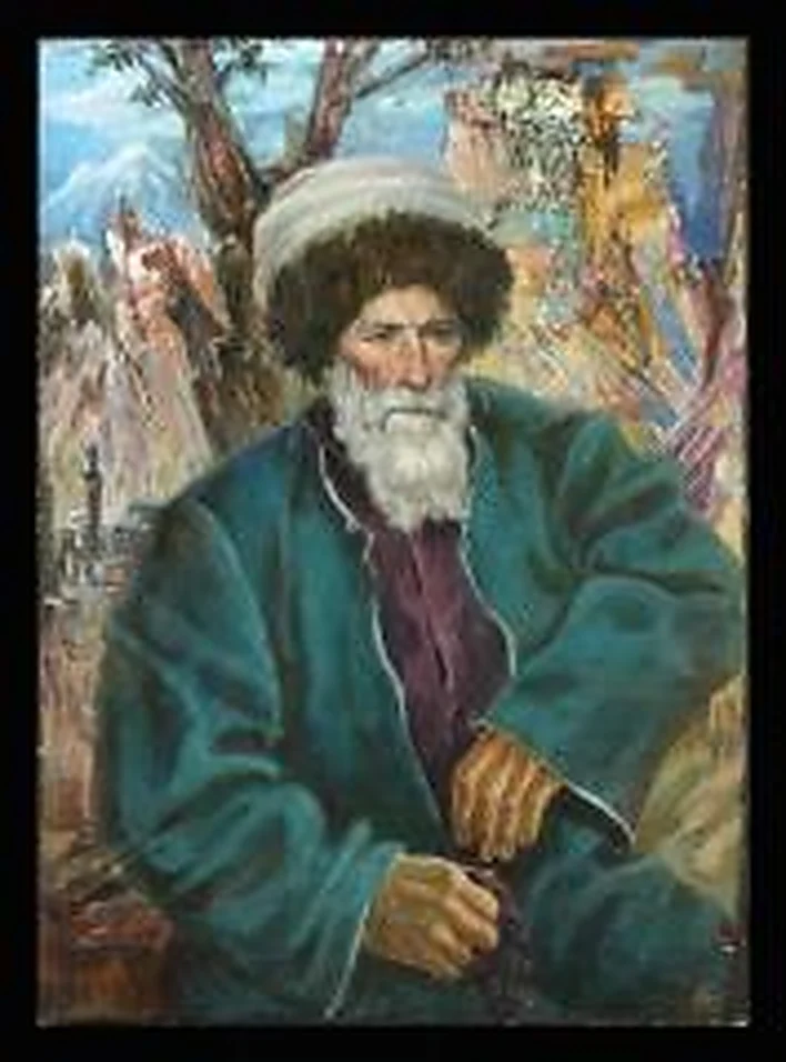 Portrait of a Sheikh by Khairullah Magomedovich Kurbanov (b. 1936)