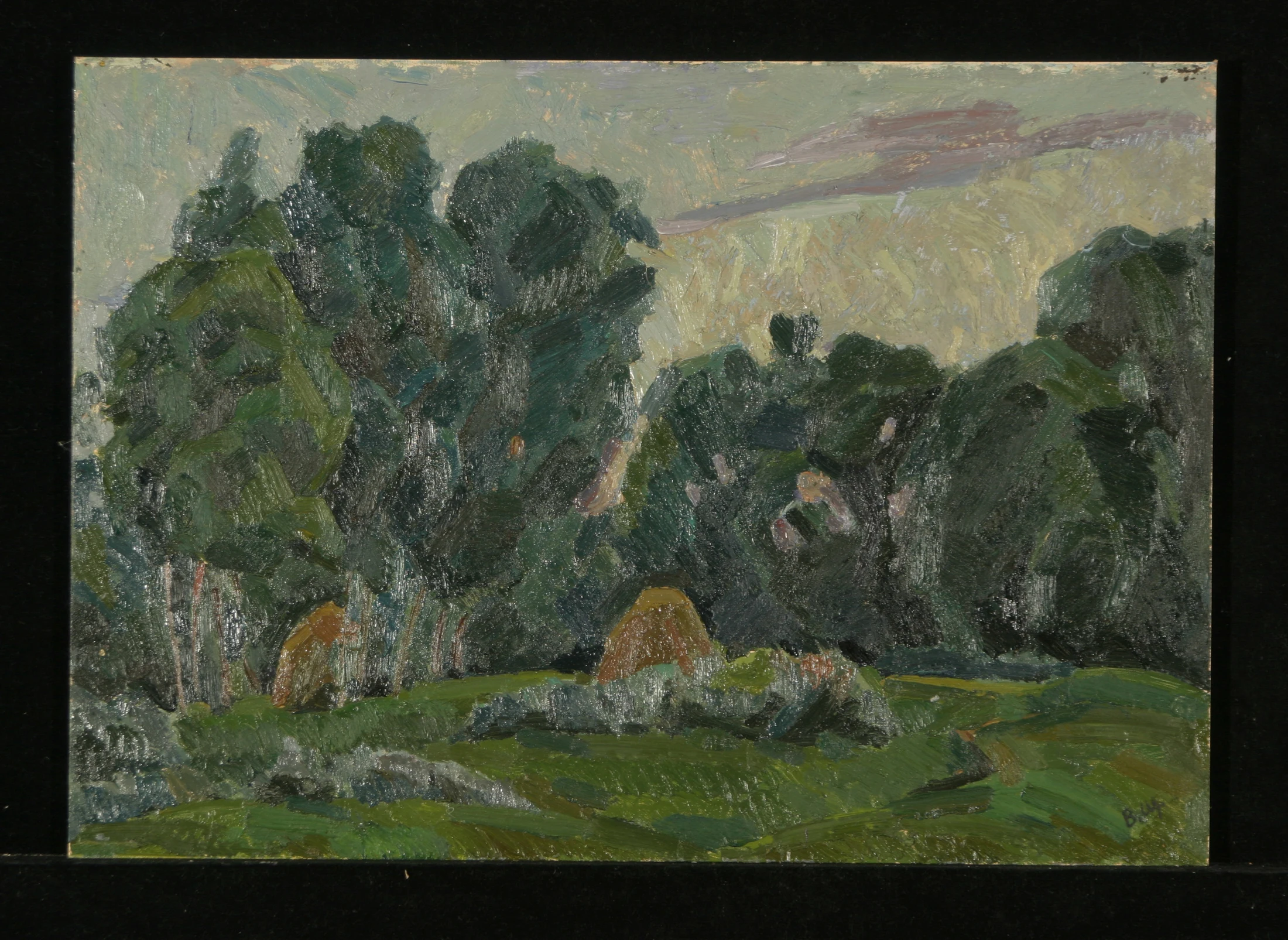 Haystacks by Vladimir Ilich Shchedrin (b. 1942)