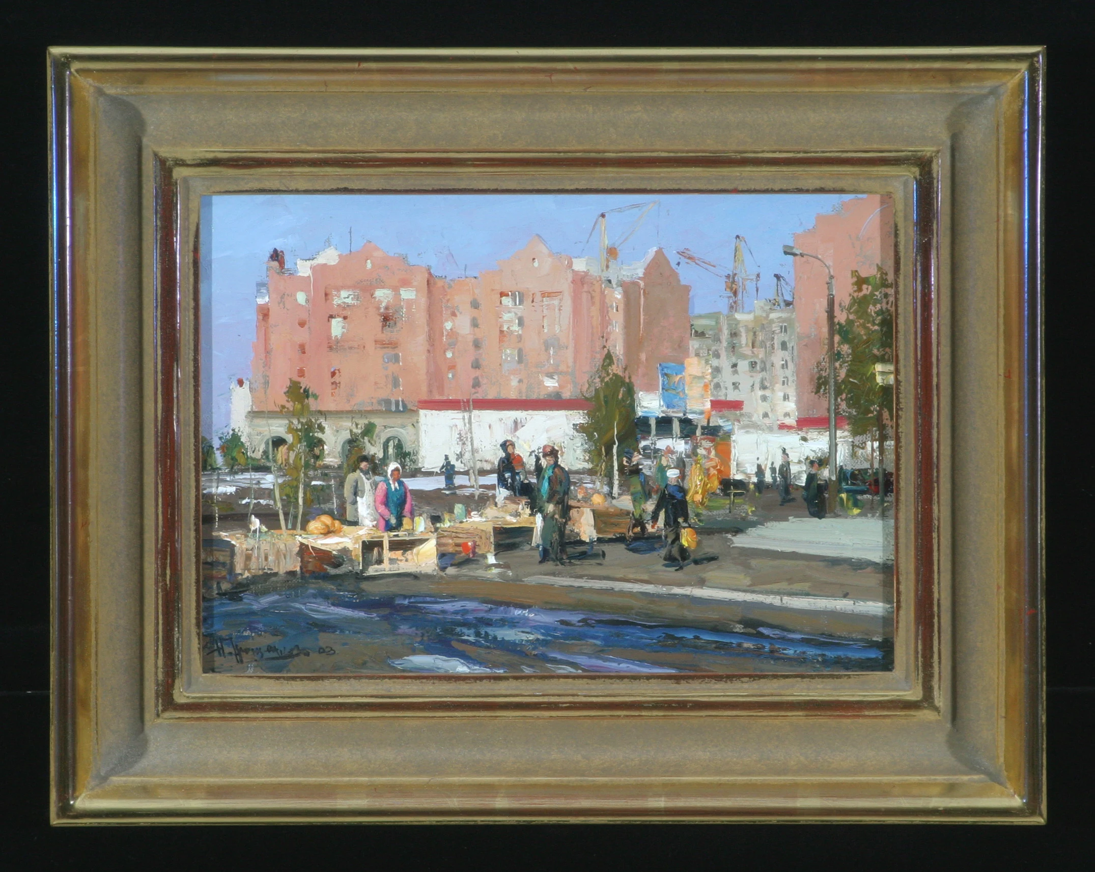 A New District by Nikolai Viktorovich Troshchenkov (b. 1961)
