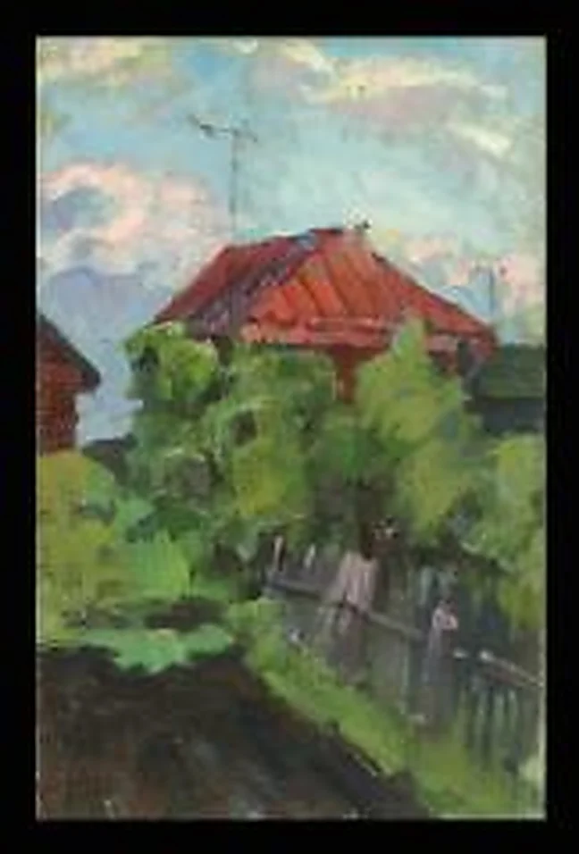 The House with the Red Roof by V. I. Sadyshev