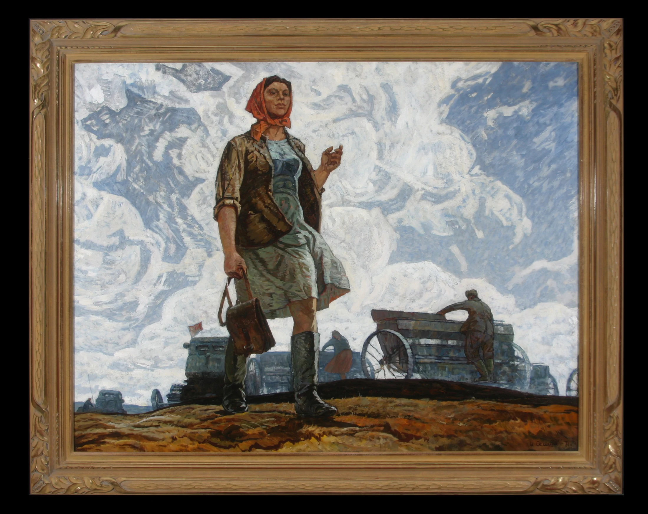 The Sower by Ivan Petrovich Selishchev (b. 1928)