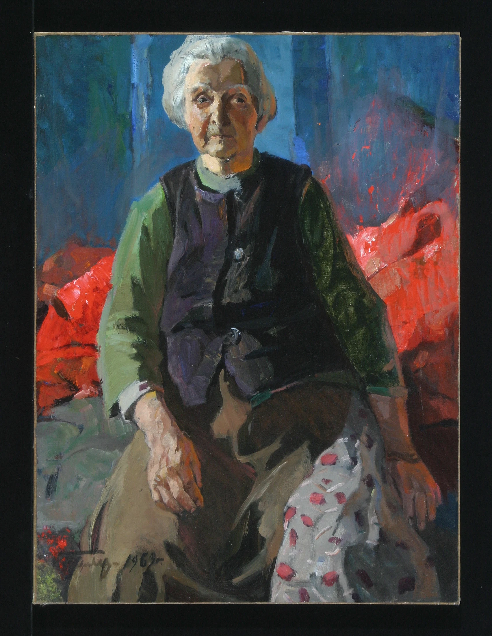 Aunt Tanya by Alexander Grigorievich Gulyaev (b. 1917)