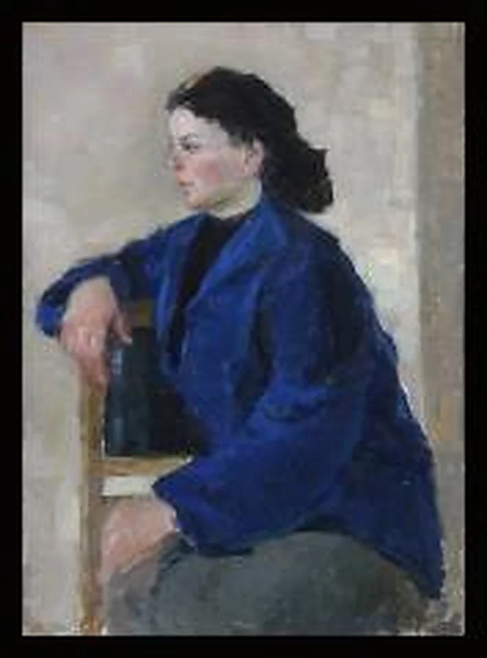 A Woman's Portrait by Paulina Antonovna Komolova (1916–2008)