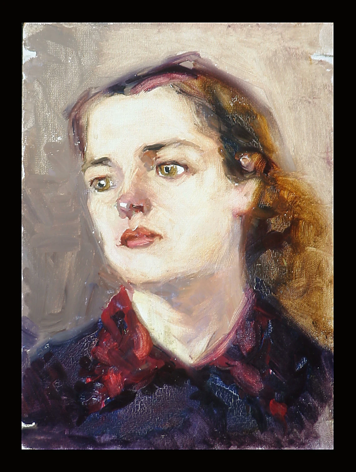 Thoughtfulness by Raisa Matveyevna Moskalenko (b. 1918)