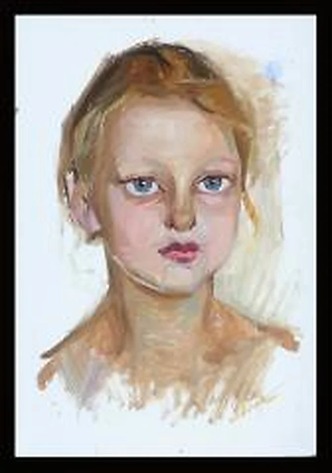 Sketch of a Head of a Girl by Raisa Matveyevna Moskalenko (b. 1918)