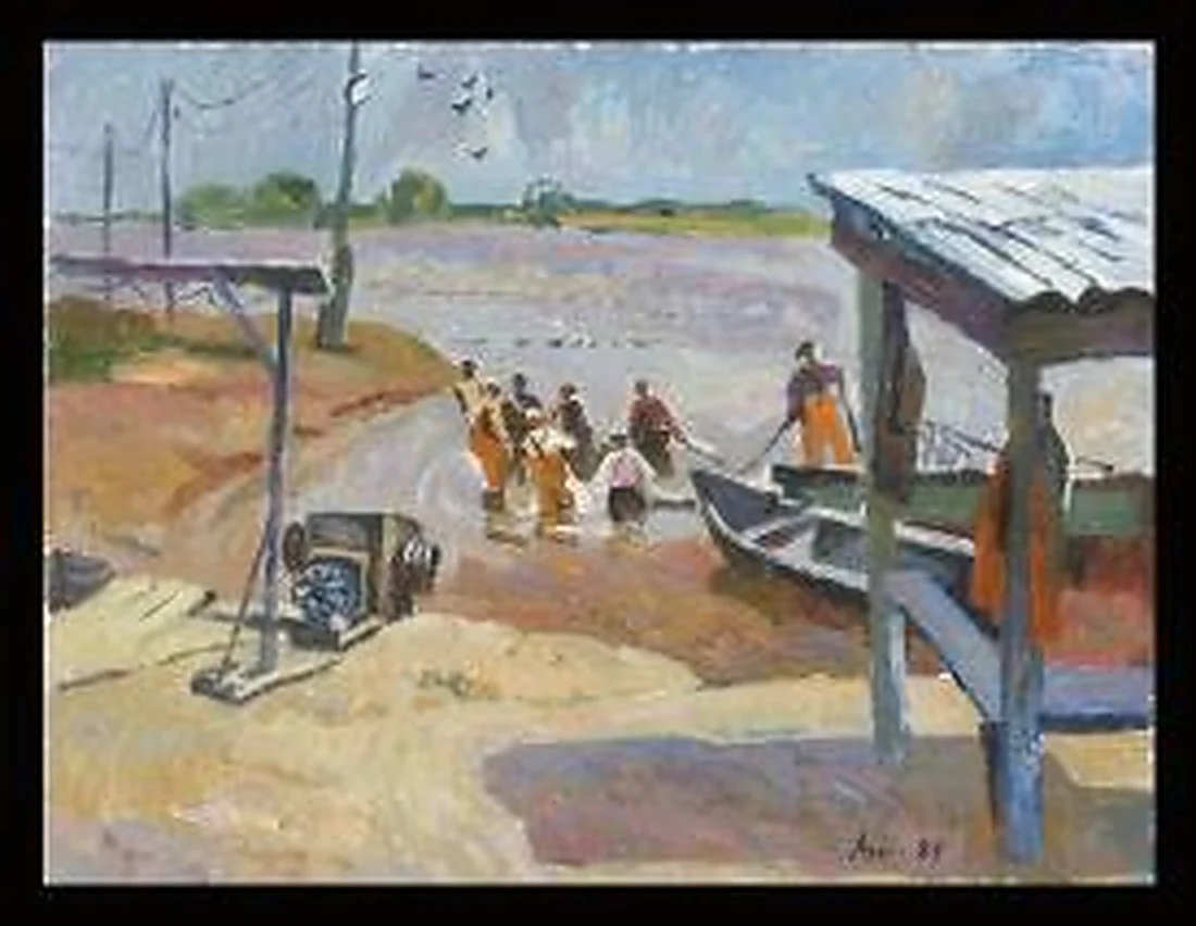 The Cove by Anatoli Nikitavich Turkin (b. 1938)