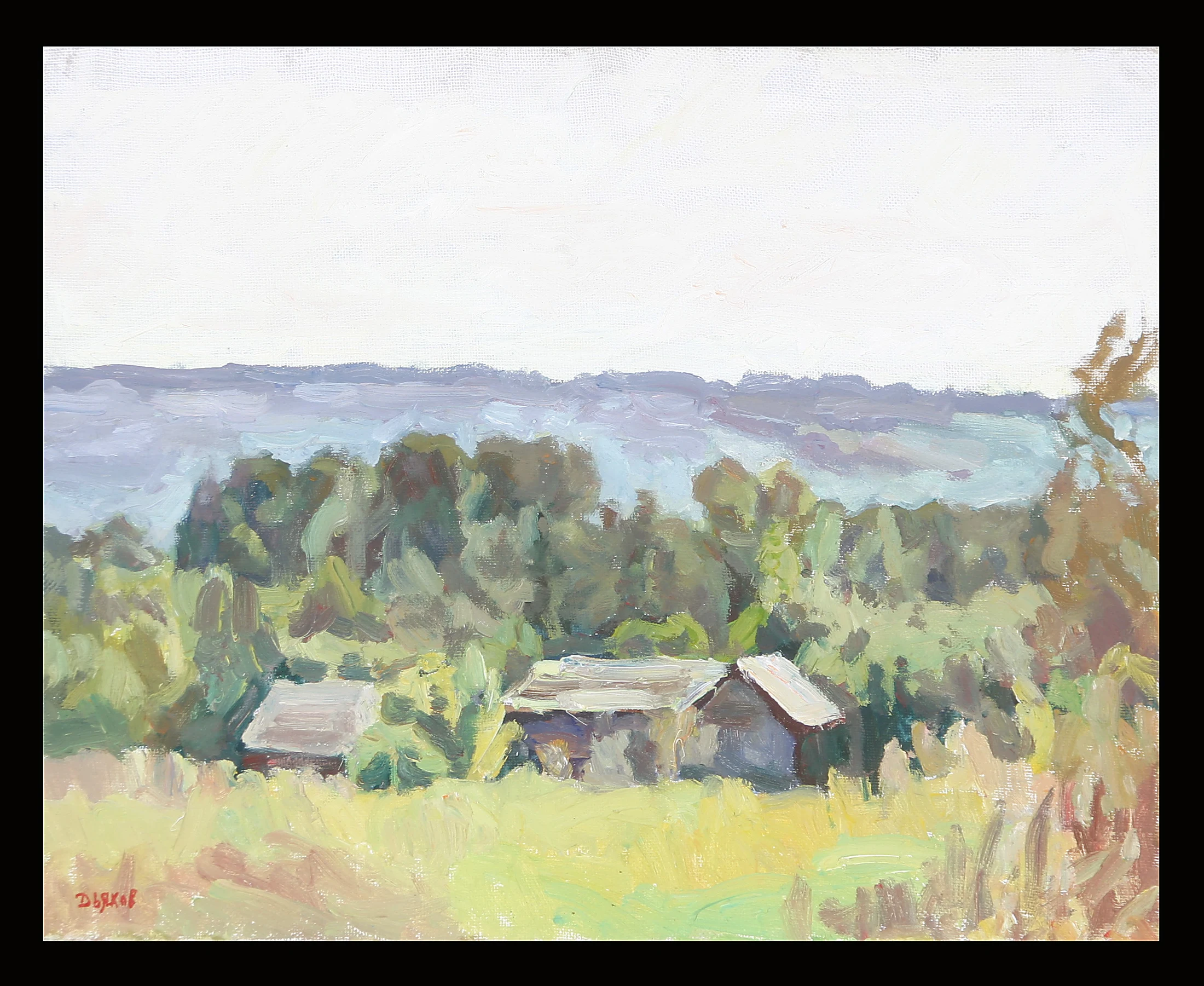 August in Emane by Yuri Petrovich Dyakov (1929–2008)