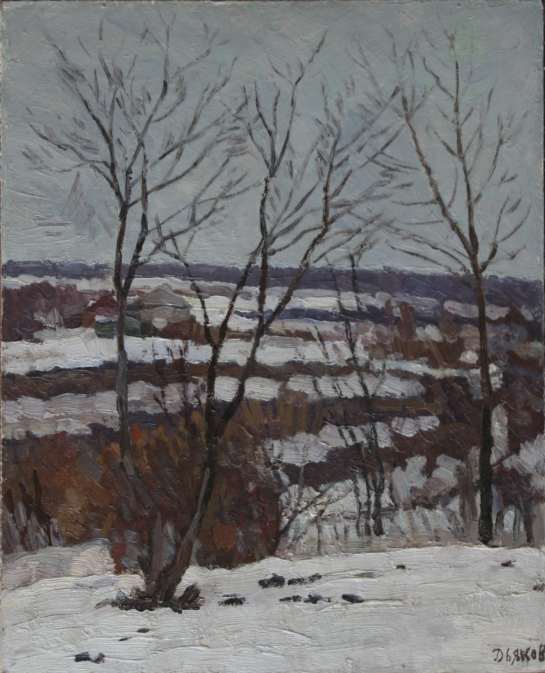 Day in March by Yuri Petrovich Dyakov (1929–2008)
