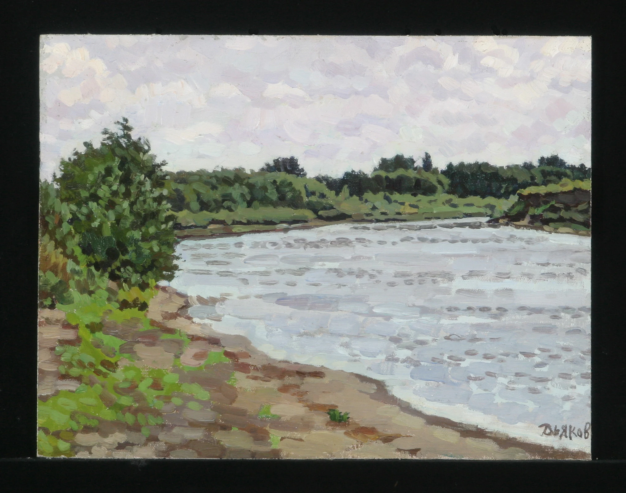 Midday in June on the Don by Yuri Petrovich Dyakov (1929–2008)