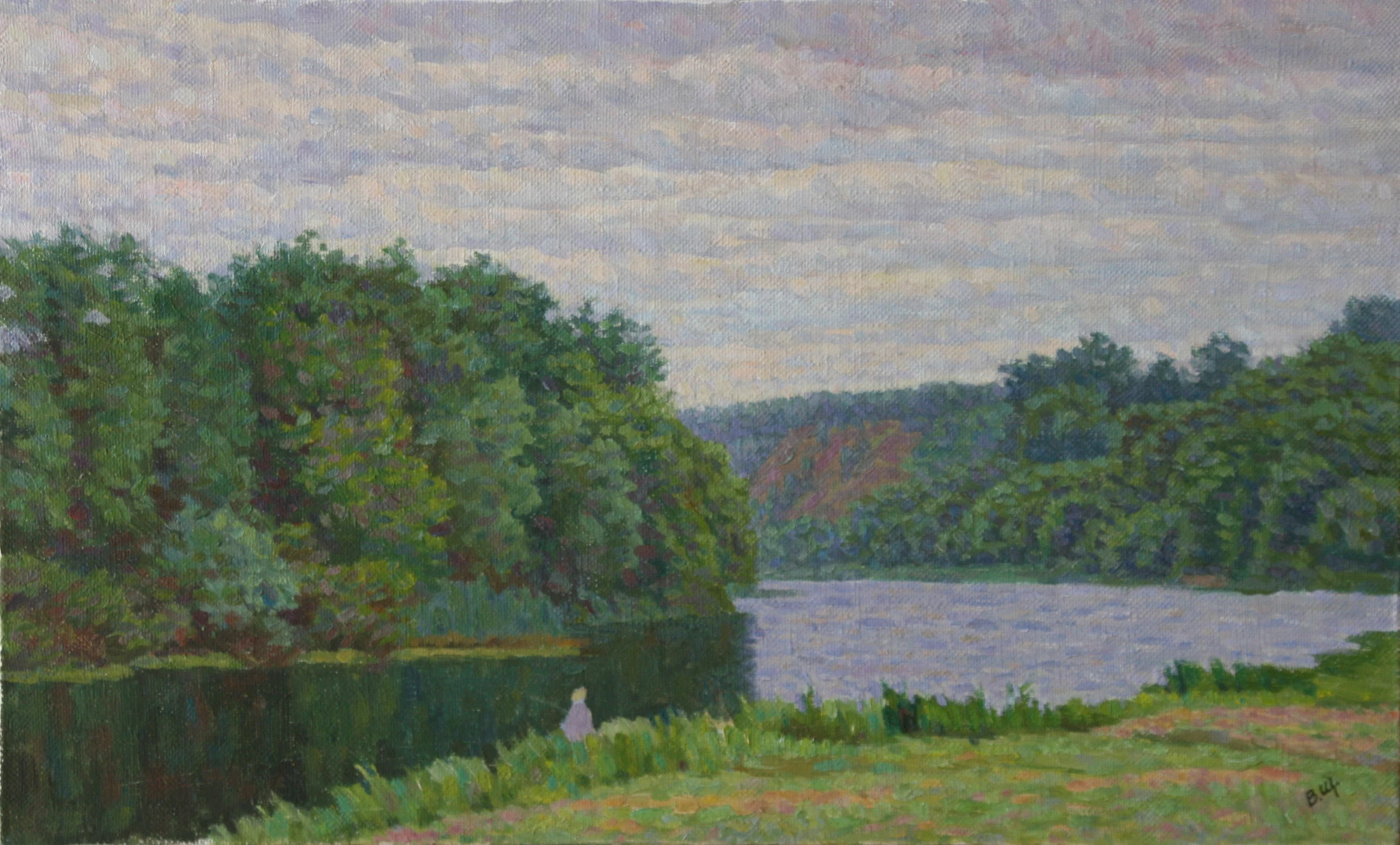 On the River by Vladimir Ilich Shchedrin (b. 1942)