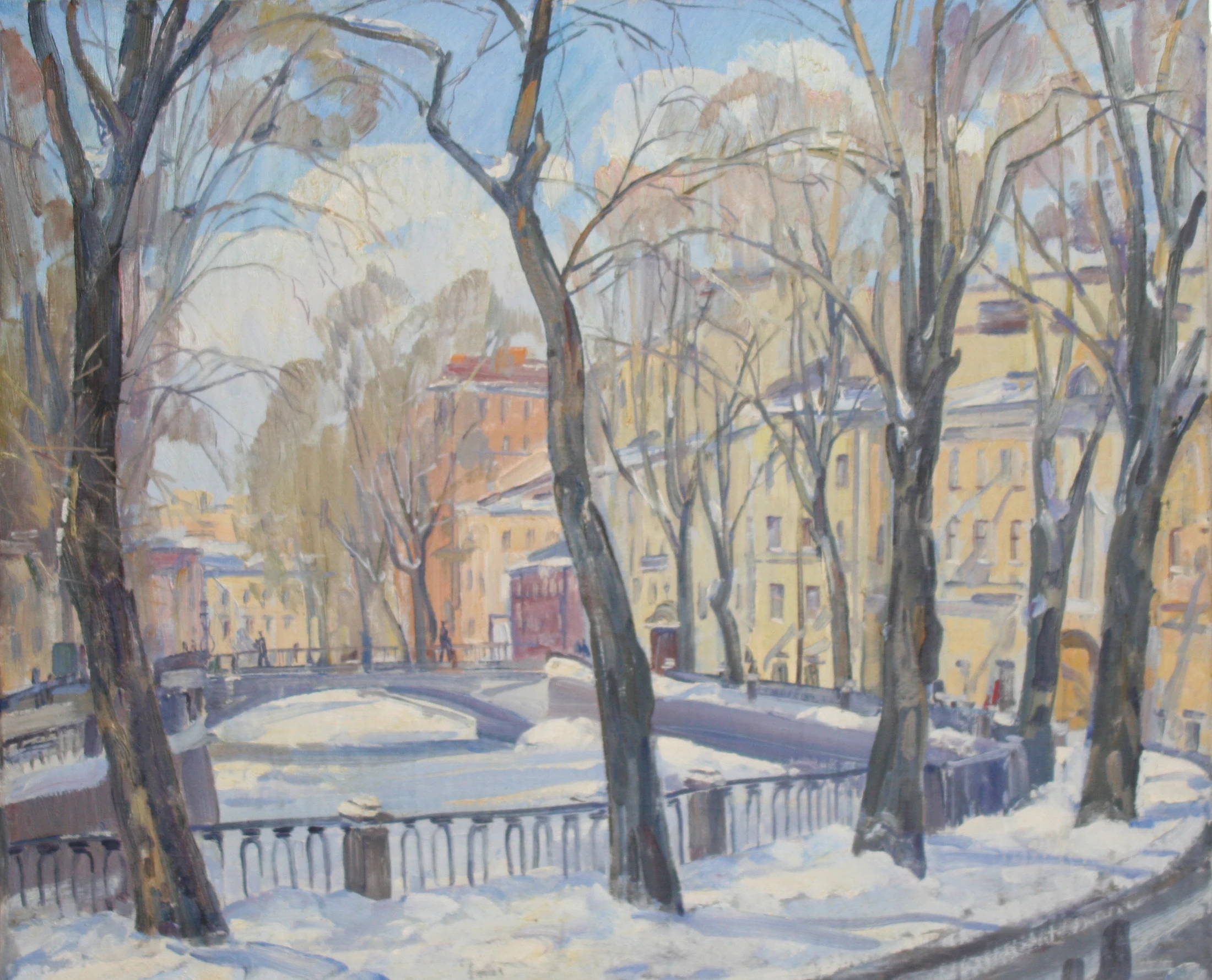 Canal in Spring by Igor Vladimirovich Suvorov (b. 1932)