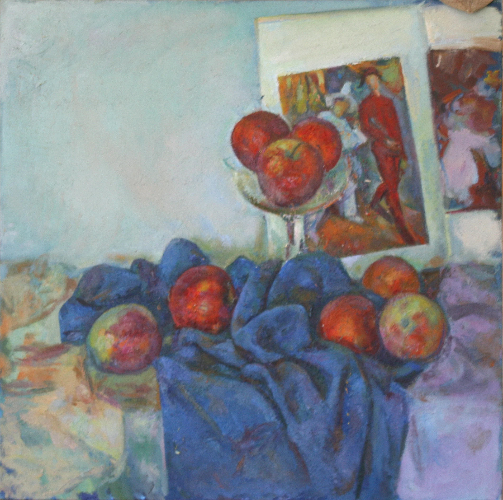 Still Life with Apples by Alexander Nikolaevich Lavrov (b. 1955)