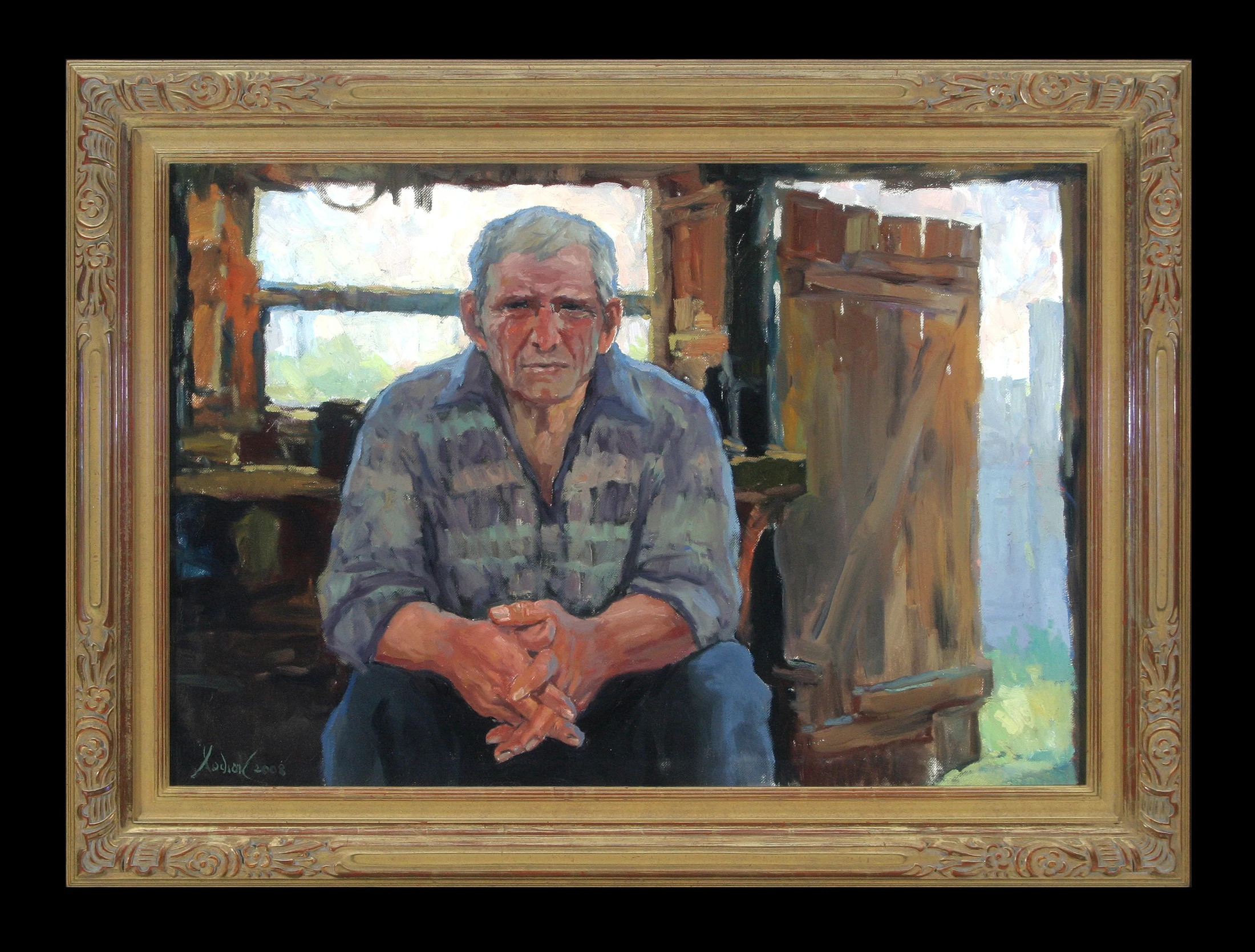 Portrait of My Father by Alexander Petrovich Khoduk (b. 1968)