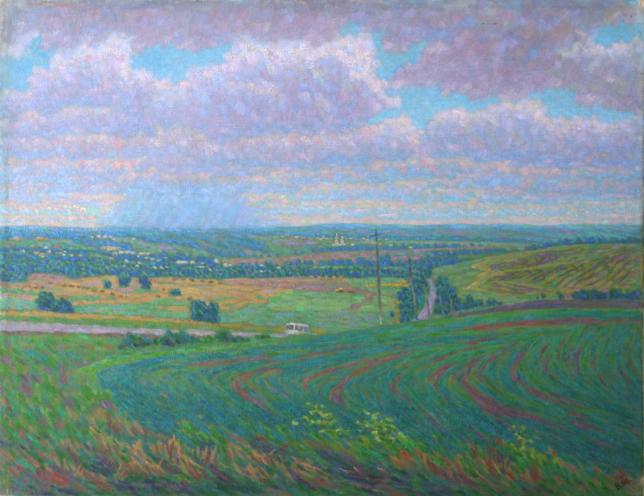 Above the Fields by Vladimir Ilich Shchedrin (b. 1942)