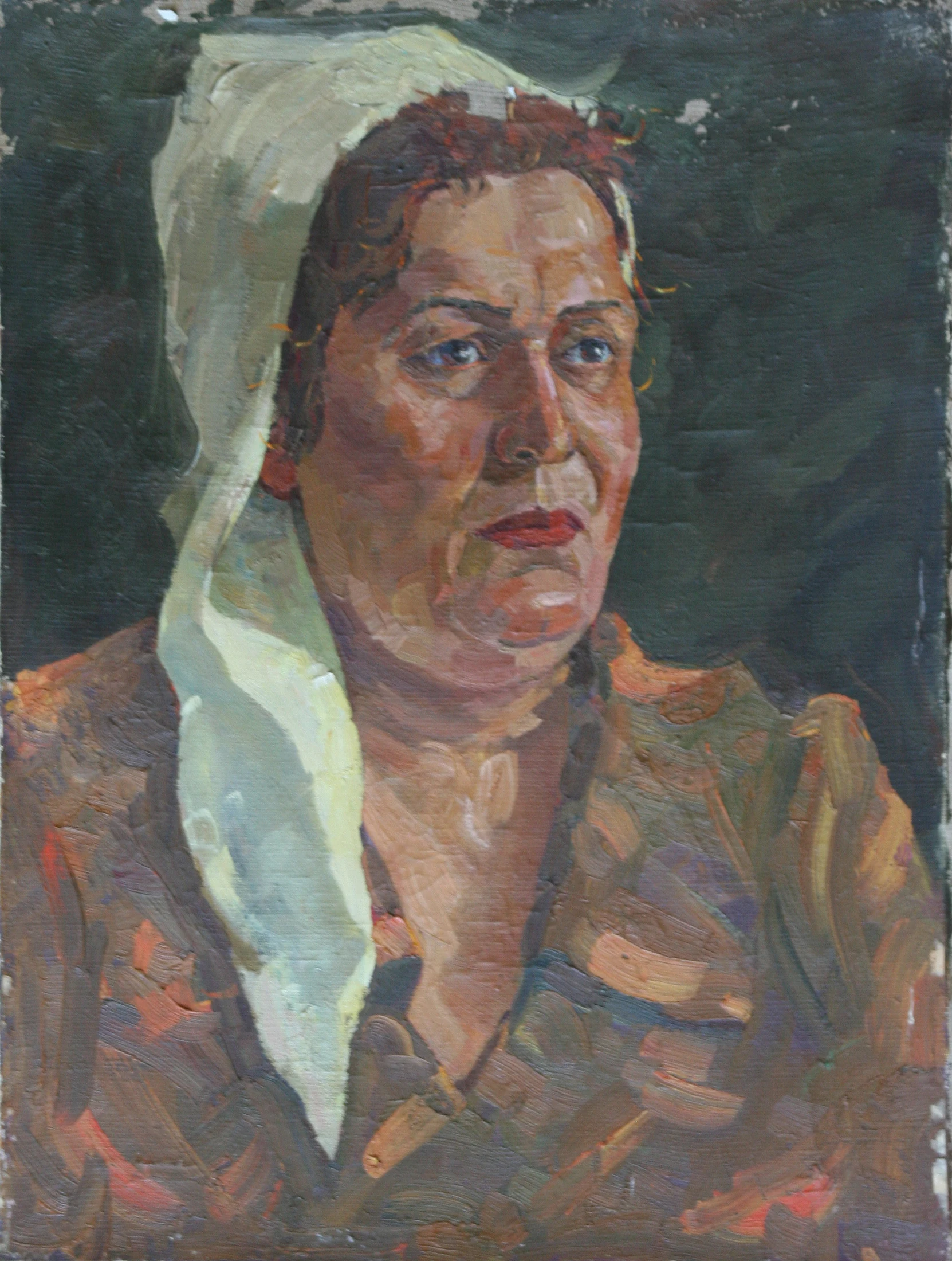 Portrait of the Principal Z. P. Popovoy by B. V. Yanin