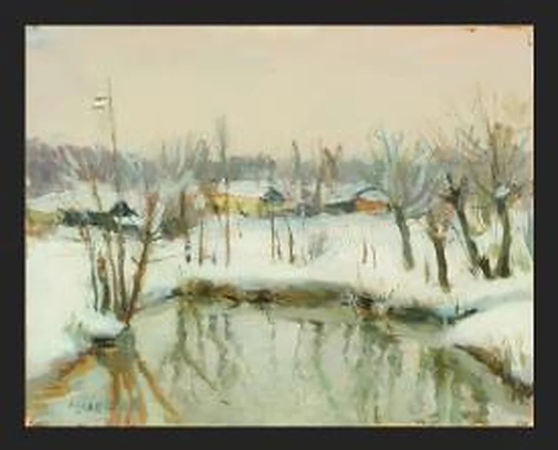 Winter Morning by V. V. Kuleshov