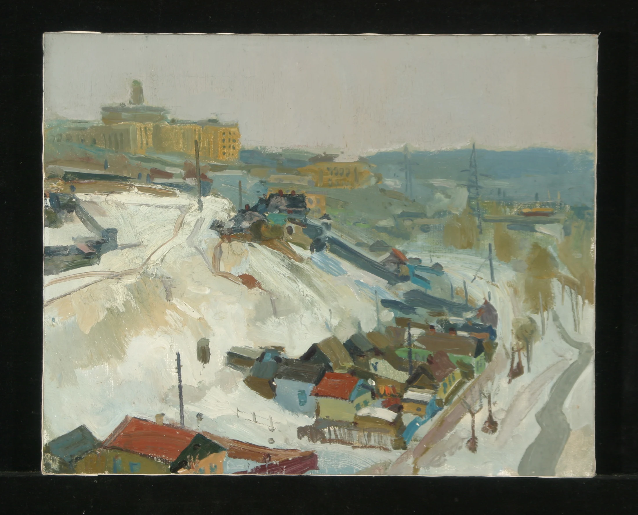 Town by Viktor Petrovich Slushnik (b. 1926)