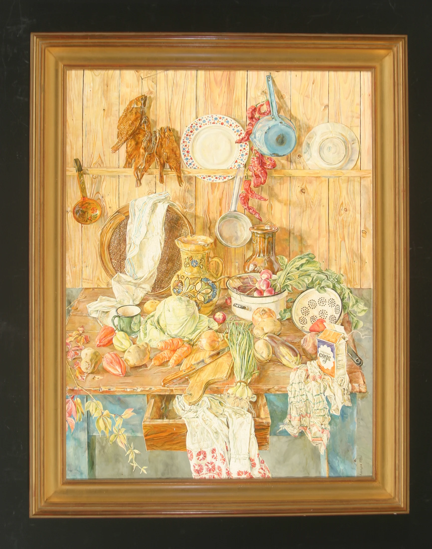 Kitchen Still Life by Yuri Alekseevich Lebedev (b. 1936)