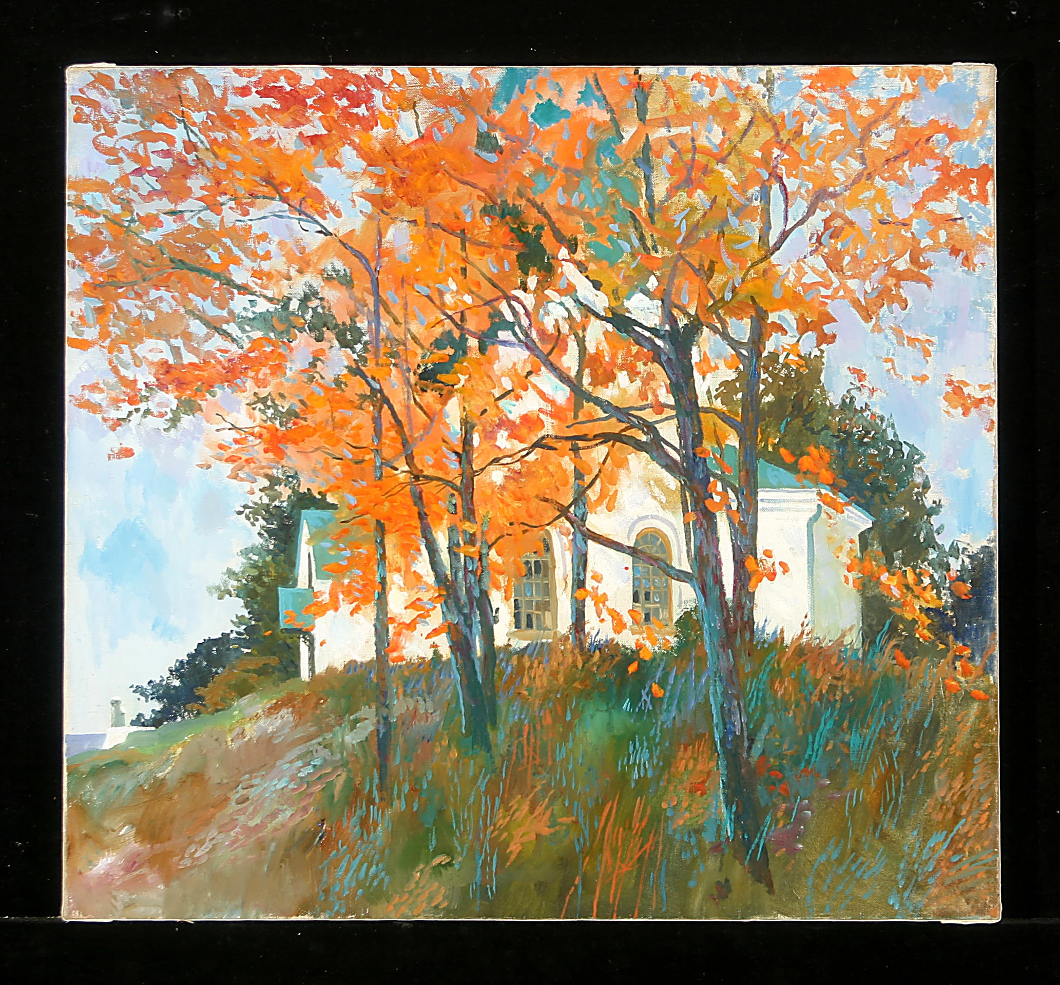 Autumn in Valaamye by Nadezhda G. Lozhkina (b. 1964)